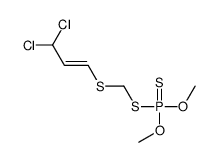 Dithiophosphoric acid S-[[(3,3-dichloro-2-propenyl)thio]methyl]O,O-dimethyl ester Structure