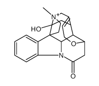 5a-hydroxy-6-methyl-2,4a,5,7,8,13a,15,15a,15b,16-decahydro4,6-methanoindolo[3,2,1-ij]oxepino[2,3,4-de]pyrrolo[2,3-h]quinoline-6-ium-14-one结构式