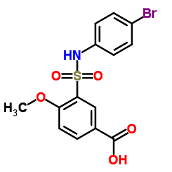 3-(4-BROMO-PHENYLSULFAMOYL)-4-METHOXY-BENZOIC ACID picture
