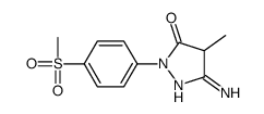 5-amino-2,4-dihydro-4-methyl-2-[4-(methylsulphonyl)phenyl]-3H-pyrazol-3-one picture