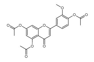 chrysoeriol tri-O-acetate Structure