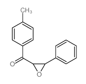 Methanone,(4-methylphenyl)(3-phenyl-2-oxiranyl)- Structure