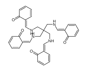 2,2'-[[2,2-bis[[[(2-hydroxyphenyl)methylene]amino]methyl]propane-1,3-diyl]bis(nitrilomethylidyne)]bisphenol Structure