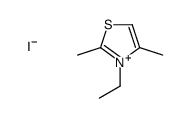 3-ethyl-2,4-dimethyl-1,3-thiazol-3-ium,iodide Structure