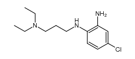 4-chloro-N1-(3-diethylamino-propyl)-o-phenylenediamine结构式