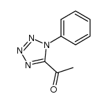 5-acetyl-1-phenyl-1H-tetrazole Structure