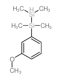 [(3-methoxyphenyl)-dimethyl-silyl]-dimethyl-silicon结构式