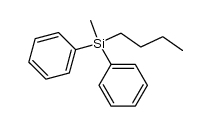 diphenyl(n-butyl)methylsilane Structure