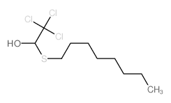 2,2,2-Trichloro-1-octylsulfanyl-ethanol structure