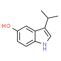 1H-Indol-5-ol,3-(1-methylethyl)-(9CI) structure