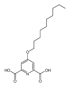 4-decoxypyridine-2,6-dicarboxylic acid结构式