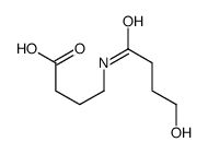 4-(4-hydroxybutanoylamino)butanoic acid Structure