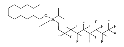 diisopropyl-1H,1H,2H,2H-perfluorodecylsilyl dodecyl ether Structure