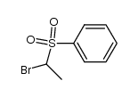 α-bromoethyl phenyl sulfone Structure