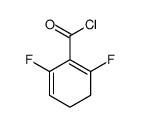 1,5-Cyclohexadiene-1-carbonyl chloride, 2,6-difluoro- (9CI) structure