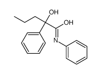 2-hydroxy-N,2-diphenylpentanamide Structure