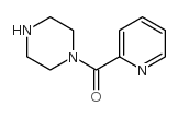 N-(2’-吡啶甲酰基)哌嗪结构式