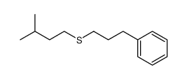 3-methylbutyl 3-phenylpropyl sulfide Structure
