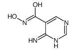 4-amino-N-hydroxypyrimidine-5-carboxamide Structure