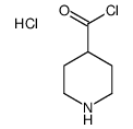 piperidine-4-carbonyl chloride,hydrochloride Structure