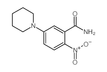 2-NITRO-5-(PIPERIDIN-1-YL)BENZAMIDE structure