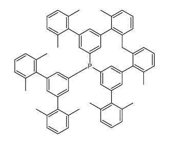 tris[3,5-bis(2,6-dimethylphenyl)phenyl]phosphane结构式