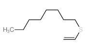 Octane,1-(ethenylthio)- Structure