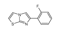 6-(2-fluorophenyl)imidazo[2,1-b]thiazole Structure