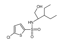 5-chloro-N-[(2S)-3-ethyl-1-hydroxypentan-2-yl]thiophene-2-sulfonamide结构式