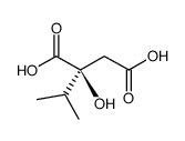 (2S)-2-isopropylmalic acid Structure