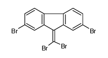 2,7-dibromo-9-(dibromomethylidene)fluorene结构式