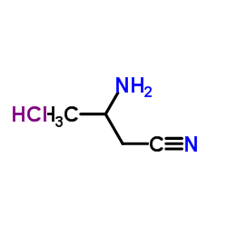 3-氨基丁腈盐酸盐结构式