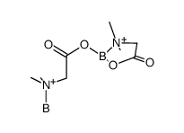 (S)-2-(2-((l4-boranyl)dimethylammonio)acetoxy)-3,3-dimethyl-5-oxo-1,3,2l4-oxazaborolidin-3-ium结构式