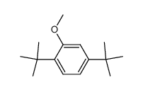 2,5-di-tert-butyl-anisole Structure
