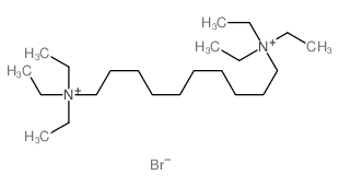 triethyl-(10-triethylammoniodecyl)azanium structure