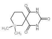 2,2-dimethyl-8,10-diaza-2-silaspiro[5.5]undecane-7,9,11-trione Structure