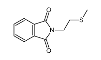 2-<2-(Methylthio)ethyl>-1H-isoindole-1,3(2H)-dione结构式