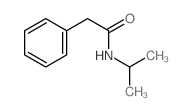 Benzeneacetamide,N-(1-methylethyl)- Structure