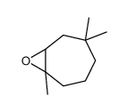3,3,7-trimethyl-8-oxabicyclo[5.1.0]octane Structure