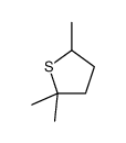 2,2,5-trimethylthiolane Structure