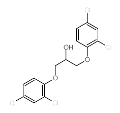 2-Propanol,1,3-bis(2,4-dichlorophenoxy)- Structure