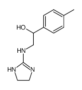 2-(4,5-dihydro-1H-imidazol-2-ylamino)-1-p-tolyl-ethanol结构式