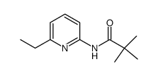 Propanamide, N-(6-ethyl-2-pyridinyl)-2,2-dimethyl- (9CI) structure