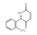 2-Butenoic acid,4-[(2-methylphenyl)amino]-4-oxo-, (2Z)-结构式