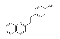 Benzenamine,4-[2-(2-quinolinyl)ethyl]- structure