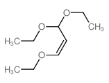 1,3,3-Triethoxy-1-propene Structure