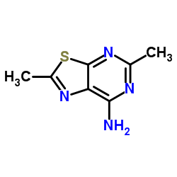 2,5-Dimethyl[1,3]thiazolo[5,4-d]pyrimidin-7-amine Structure