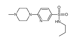 6-(4-methylpiperazin-1-yl)-N-propylpyridine-3-sulfonamide Structure