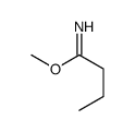 methyl butanimidate Structure