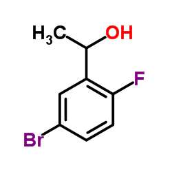1-(5-溴-2-氟苯基)乙醇结构式